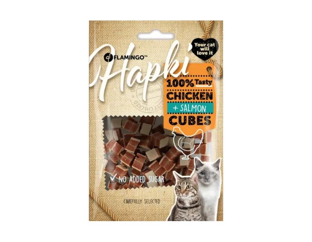 Hapki blokjes met kip & zalm - Hapki blokjes met kip & zalm